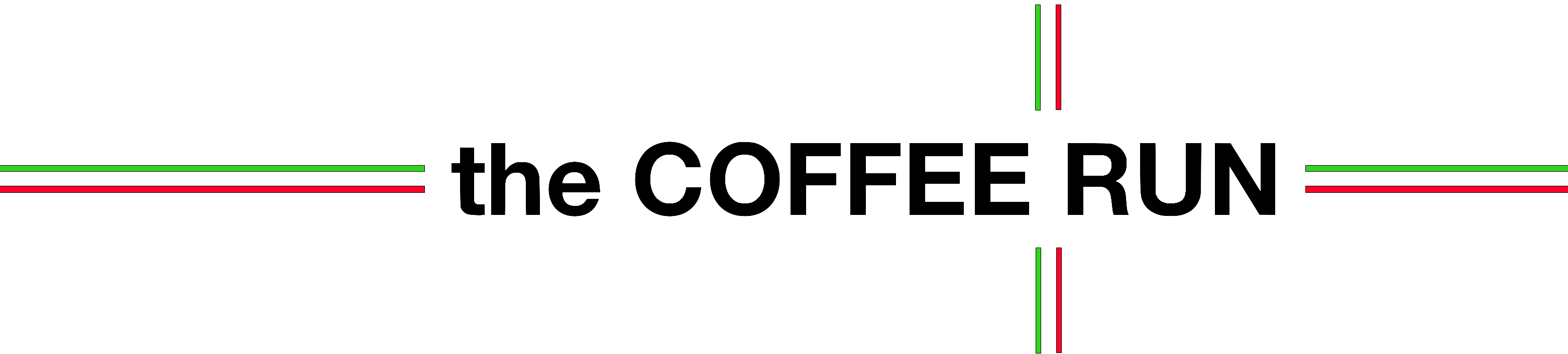 TheCoffeeRun logo header black